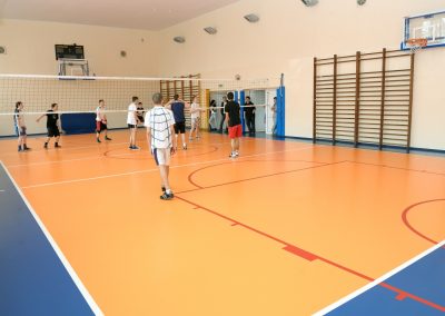 Sala sportowa szkoły w Krakowie